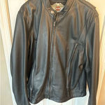 Harley Davidson women’s black leather jacket size xl 100% leather Photo 0