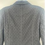 Talbots  Eyelet Womens Blazer 6P Black Cottagecore Preppy Dark Romantic 1 Button Photo 10