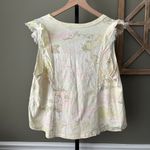 Anthropologie Pilcro Camo Pastel Yellow Tank - 1X Photo 3