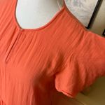 OLIPHANT V Neck‎ Maxi Tiered Dress Size small In Orange Photo 3