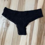 Victoria's Secret  Black Lace Floral Pattern Lingerie Slip Dress Photo 5