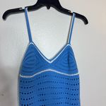 Willow & Wind Blue White Crochet Mini Sun Dress Size M Photo 2