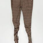 Retrofête retrofete Ruched Leg Skinny Pants Houndstooth Plaid Photo 6
