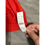 NWT J.Crew Halter Tie Bikini Top Small Red Lined Beach Swim Classic Ocean UPF Photo 3