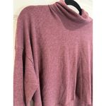 American Eagle  Waffle Knit Funnel Neck Pullover Hi-Low‎ Hem Top Size Small Photo 1