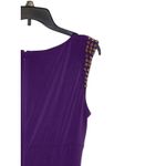 Vince Camuto Women's Bodycon Dress Studded Sleeve Back Zip Purple Size 12 Photo 6