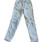 Wranglers Vintage Rewashed Distressed Light Blue Jeans GUC Size 31x32 #3289 Photo 0