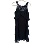 SL Fashions Black High Low Cocktail Dress Size 8 Photo 5