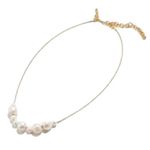 Lele Sadoughi NWOT   Gold and White Pearl Necklace Photo 6
