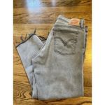 Levi's Grey Wash Levi’s Wedgie Straight Crop Photo 1