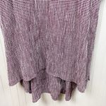 Cut Loose Crinkle Check Dress Burgundy White Gingham Boho Lagenlook Size Medium Photo 5