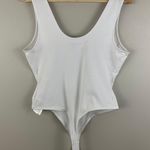 Guess Y2K 90's Vibes White Red Classic Triangle Logo Bodysuit Photo 8