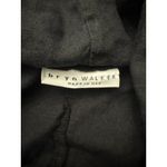 Bryn Walker Black Linen Cowl Neck Short Sleeve Top Womens Small Artsy Lagenlook Photo 1