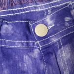 Wall Flower NWT Vintage Purple Tie Dye Raw Hem Shorts Photo 3