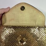 Vintage Gold Mesh Clutch Purse with Chain Strap Photo 3