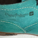 Diesel Teal Leather Wingtip Lace Photo 2