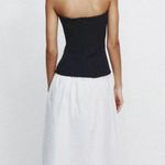 ZARA  Strapless Midi Dress Photo 3