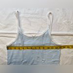 Polkadot baby‎ blue and white striped tank top size medium Photo 3