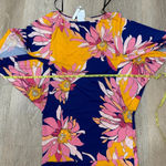 Trina Turk Breeze Tunic Dress Swimsuit Cover Up Swimwear NWT Medium long sleeve Photo 5