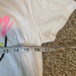 Volcom True To This Graphic T Shirt White Pink Yellow M Medium Photo 3