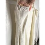 Le lis  Cream Denim 100% Cotton Tank Midi Dress Size M Photo 4