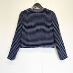 NWT J. CREW Tweed Lady Jacket Antique Navy Ivory Stripe Blue Size 4 Photo 7