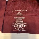 Anthropologie Burgundy Textured Strappy Crop Tank Top Boho Casual S/M Photo 2