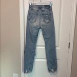 MOTHER DENIM High Waisted Rider Skimp in The Confession 25 Blue Photo 4