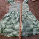 Old Navy Size XL Extra Large Green White Checkered Sun Dress Picnic Preppy Photo 3