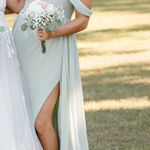 Azazie  Bridesmaid Dress Sage Dusty Photo 0
