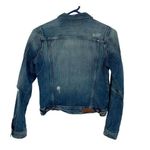Polo Jeans Co RL67 by Ralph Lauren Lydia Repair Denim Jacket Small Over Reverso Blue Photo 3