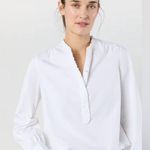 Ann Mashburn  Adaline shirt with Ruffle Detail Photo 0