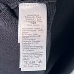 J.Crew Squareneck mini sweater-dress black Sz Large Minimalist Quiet Luxury Photo 5