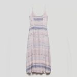 Aritzia Wilfred Affogato Pebbled Midi Slip Dress in Honey Beige Size 2 Photo 5