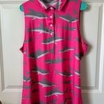 Obnoxious Golf Women’s Sharks Polo Size 2XL Pink Photo 0