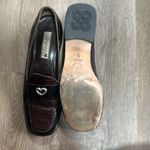 Brighton Jerri Black/Brown Croc Slip on Loafer with Heart Emblem 10 M Photo 4