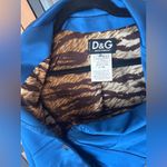 Dolce & Gabbana Vintage 1970s  tailored blazer jacket satin cobalt buttons silky Photo 8