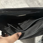 Rosetti Shoulder Bag Black Pockets Zippers Adjustable Strap Women's Purse Faux Leather Photo 4