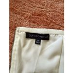 Cotton Candy LA Faux Leather Corset Top Strapless Ivory Cream Bustier M White Size M Photo 2