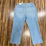 Loft The Straight Jeans Women's Size 32/14 Light Wash High Rise Pocket Front NWT Photo 5