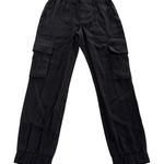 Sanctuary ‎ Cargo Pants Womens 25 Black Jogger Style Elastic Waist Anthropologie Photo 0