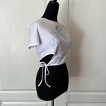 Cider NWT  JELLYFISH RHINESTONE CUT OUT SIDE TIE TEE Photo 2