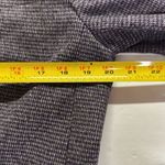 Tahari  single button plaid black purple faux leather trim blazer office preppy Photo 8