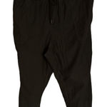 Athleta Jogger Womens Plus Size 26 46" Waist Black Pull On Organic Cotton NWT Photo 0