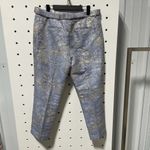 Tahari NWT  Floral Patterned Blazer and Pants Set Blue Size 8P Photo 9