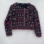 Tolani Embroidered Moto Jacket By Feathers‎ Bu  size small Photo 1