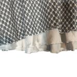 WAYF Black & White Floral Lightweight Layered Lined Mini Skirt Women Sz L Photo 2