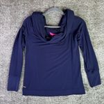 Lilly Pulitzer Belinda Pullover Long Sleeve Off The Shoulder Cowl Neck Sz M Photo 1