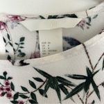 H&M Cream Long Sleeve Floral Whimisical Dress 4 Photo 7