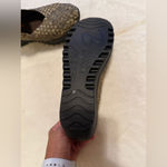 Bernie Mev Women’s Criss Cross Metallic Mary Jane Wedges Shoes Gold Size 38 Photo 12